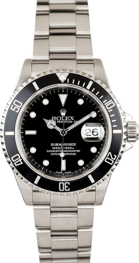 rolex submariner schwarz neu|used Rolex Submariner for sale.